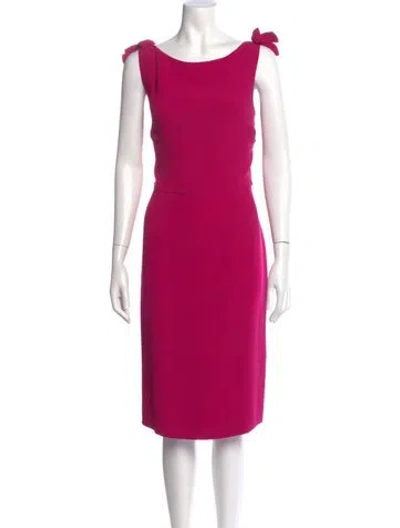 Pre-owned Dior Vintage Midi Length Dress In Purple