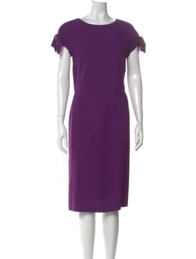 Pre-owned Dior Vintage Midi Length Dress In Purple
