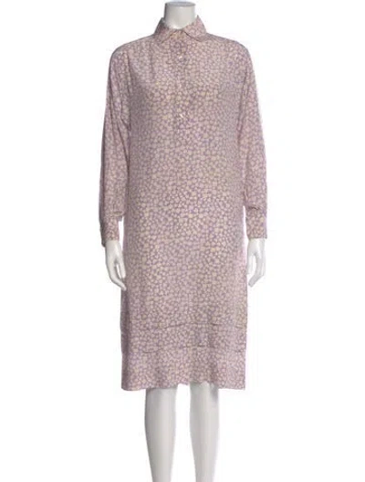 Pre-owned Dior Vintage Midi Length Dress In Purple