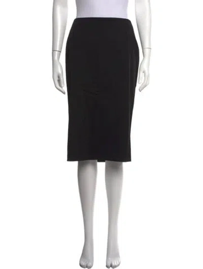 Pre-owned Dior Vintage Midi Length Skirt In Black