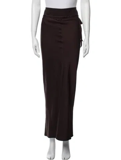 Pre-owned Dior Vintage Midi Length Skirt In Brown