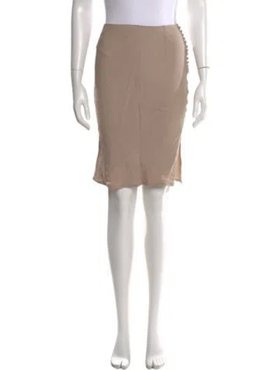 Pre-owned Dior Vintage Midi Length Skirt In Gray
