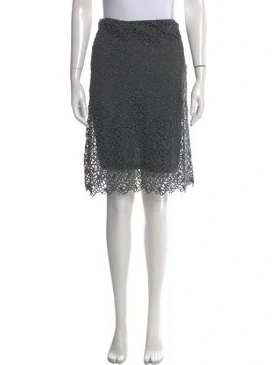 Pre-owned Dior Vintage Midi Length Skirt In Gray