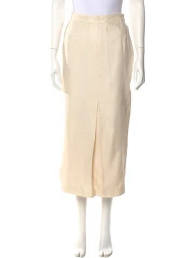 Pre-owned Dior Vintage Midi Length Skirt In Neutral