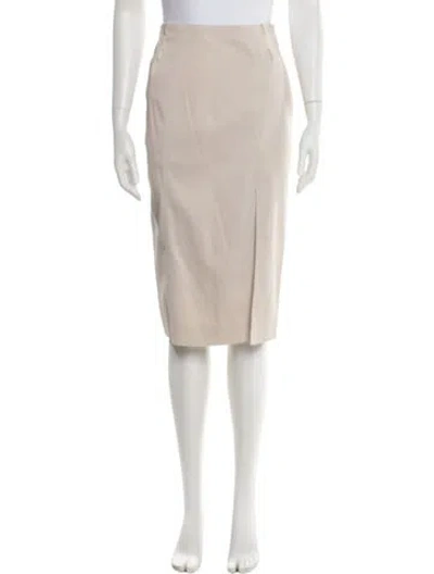 Pre-owned Dior Vintage Midi Length Skirt In Neutral
