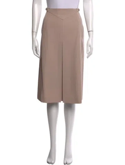 Pre-owned Dior Vintage Midi Length Skirt In Neutrals