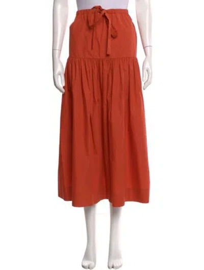 Pre-owned Dior Vintage Midi Length Skirt In Red