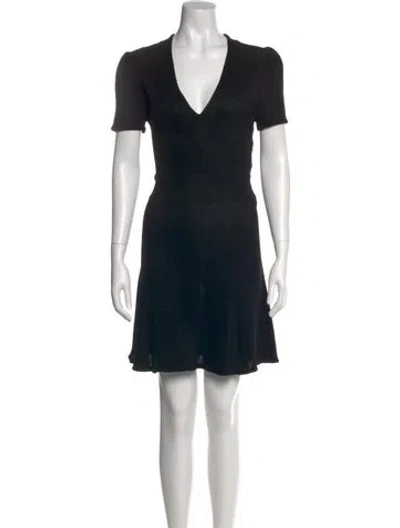 Pre-owned Dior Vintage Mini Dress In Black