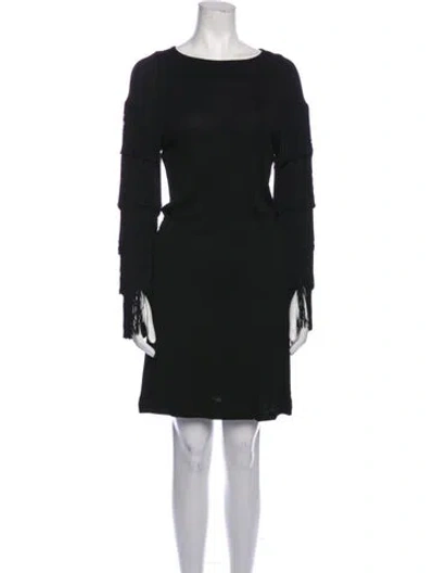Pre-owned Dior Vintage Mini Dress In Black