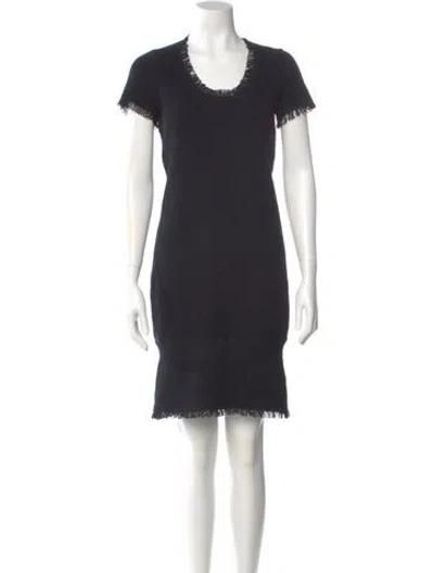 Pre-owned Dior Vintage Mini Dress In Black