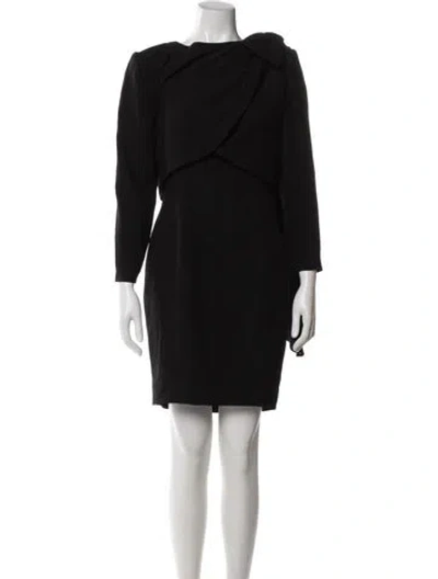 Pre-owned Dior Vintage Mini Dress In Black