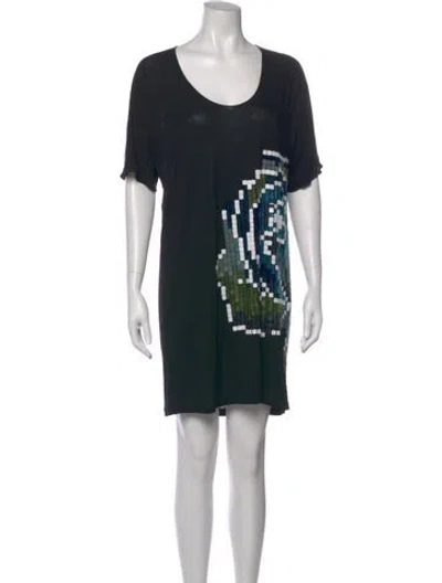 Pre-owned Dior Vintage Mini Dress In Black