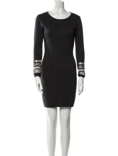 Pre-owned Dior Vintage Mini Dress In Gray