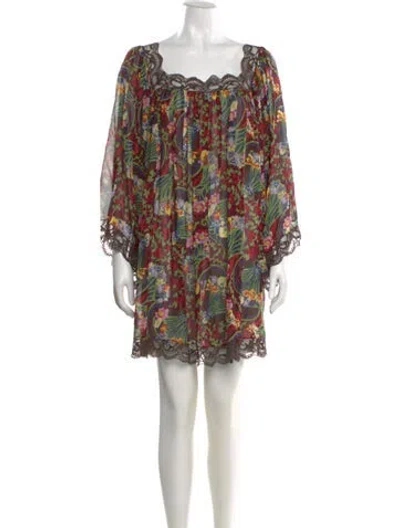 Pre-owned Dior Vintage Mini Dress In Multi