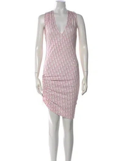 Pre-owned Dior Vintage Mini Dress In Pink