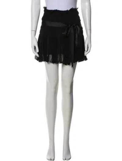 Pre-owned Dior Vintage Mini Skirt In Black