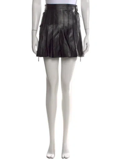 Pre-owned Dior Vintage Mini Skirt In Black