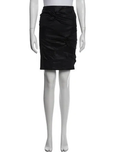 Pre-owned Dior Vintage Mini Skirt In Black