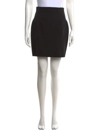 Pre-owned Dior Vintage Mini Skirt In Black
