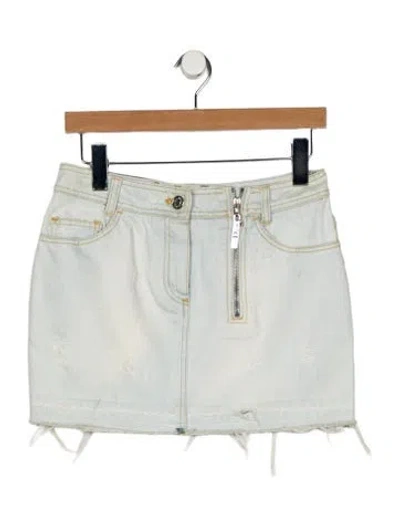Pre-owned Dior Vintage Mini Skirt In Blue