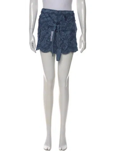 Pre-owned Dior Vintage Mini Skirt In Blue