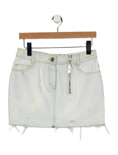 Pre-owned Dior Vintage Mini Skirt In Blue