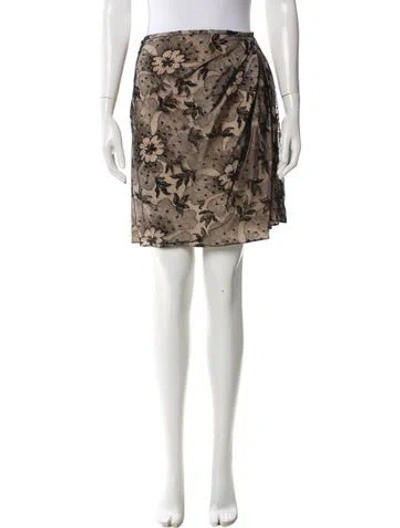 Pre-owned Dior Vintage Mini Skirt In Neutral