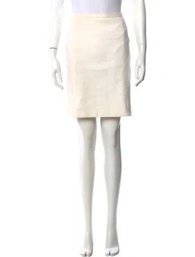 Pre-owned Dior Vintage Mini Skirt In Neutrals