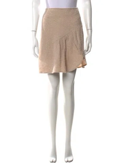 Pre-owned Dior Vintage Mini Skirt In Neutrals