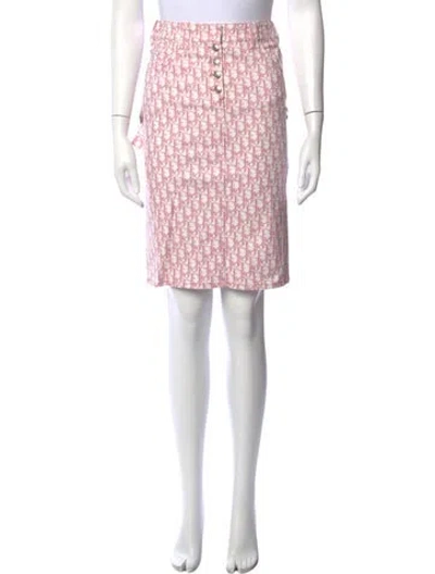 Pre-owned Dior Vintage Mini Skirt In Pink