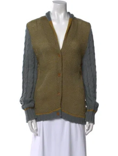 Pre-owned Dior Vintage Mohair Sweater In Green