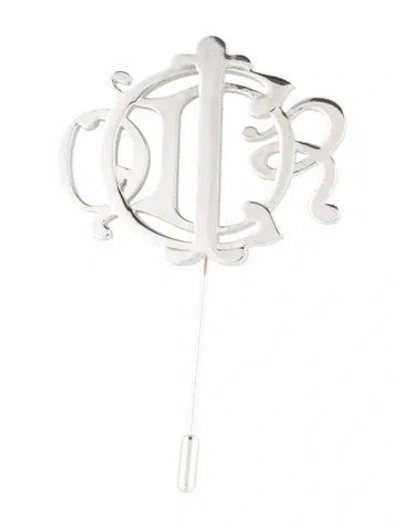 Pre-owned Dior Vintage Monogram Stick Pin Brooch In Multi