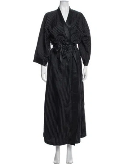 Pre-owned Dior Vintage Monsieur Robe In Black