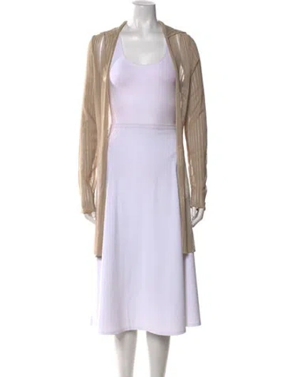 Pre-owned Dior Vintage Open Front Sweater In Neutral