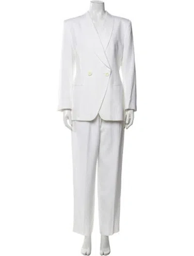 Pre-owned Dior Vintage Pantsuit In White