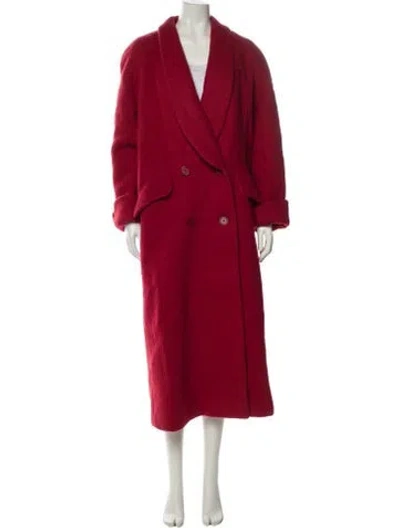 Pre-owned Dior Vintage Peacoat In Red