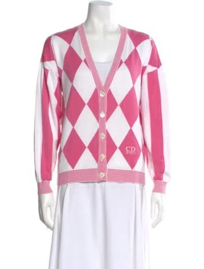 Pre-owned Dior Vintage Printed Sweater In Multi