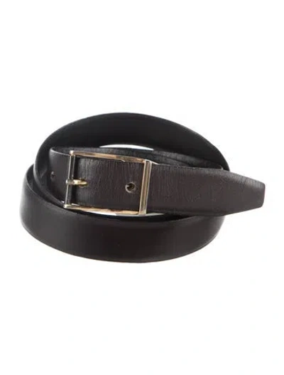 Pre-owned Dior Vintage Reversible Belt In Brown