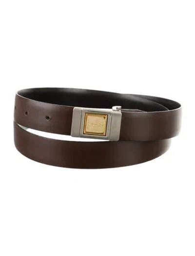 Pre-owned Dior Vintage Reversible Belt In Multi