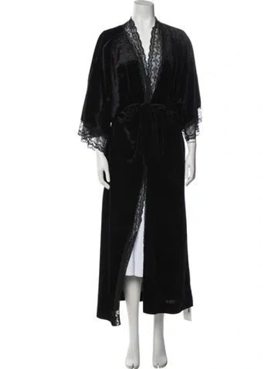 Pre-owned Dior Vintage Robe In Gray