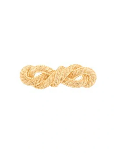 Pre-owned Dior Vintage Rope Pin Brooch In Multi
