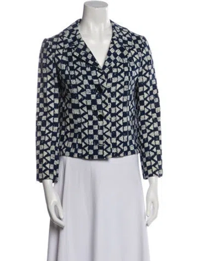 Pre-owned Dior Vintage Saks Fifth Avenue Blazer In Blue
