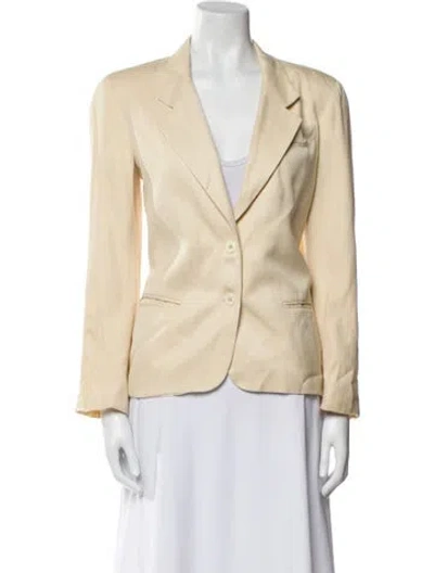 Pre-owned Dior Vintage Separates Blazer In Yellow