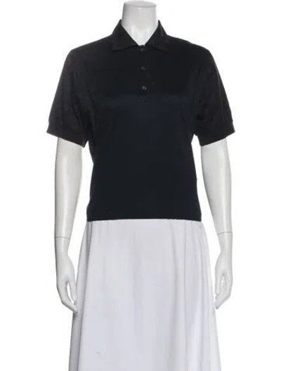 Pre-owned Dior Vintage Short Sleeve Polo In Blue