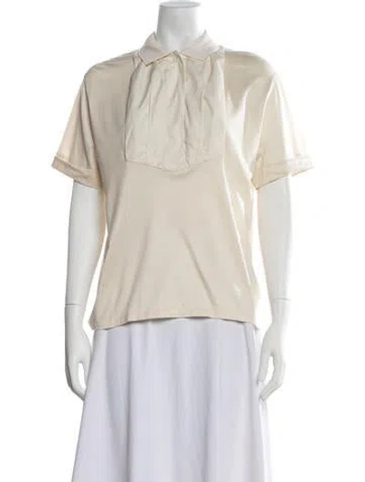 Pre-owned Dior Vintage Short Sleeve Polo In Neutrals
