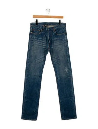 Pre-owned Dior Vintage Skinny Jeans In Blue