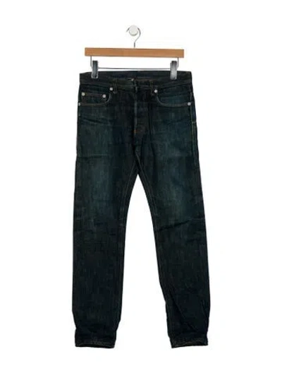 Pre-owned Dior Vintage Skinny Jeans In Blue