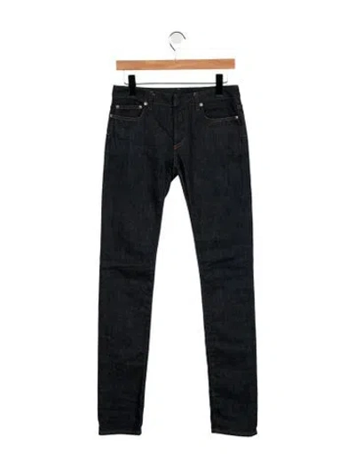 Pre-owned Dior Vintage Skinny Leg Jeans In Blue