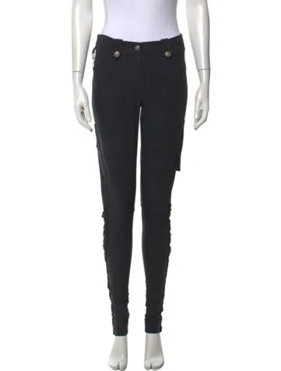 Pre-owned Dior Vintage Skinny Leg Pants In Blue