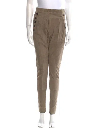 Pre-owned Dior Vintage Skinny Leg Pants In Neutral